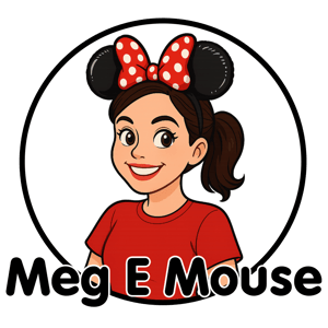 Meg E Mouse graphic illustration logo